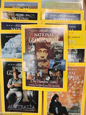 National Geographic January-December 1988.