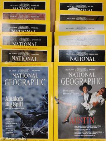 National Geographic January-December 1990.