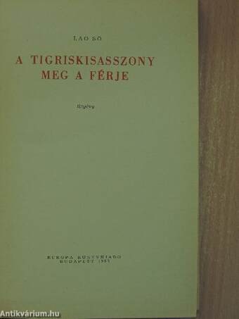 A tigriskisasszony meg a férje