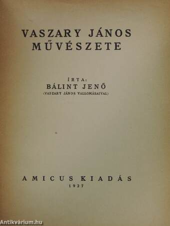 Vaszary János művészete