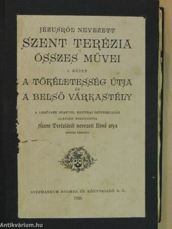 A tökéletesség útja és A belső várkastély