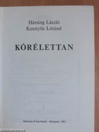 Kórélettan