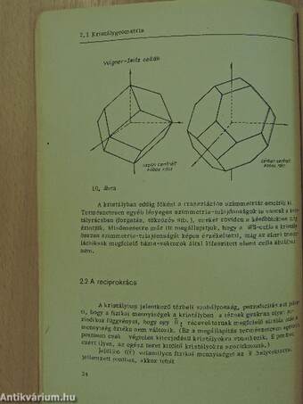 Szilárdtestfizika I.