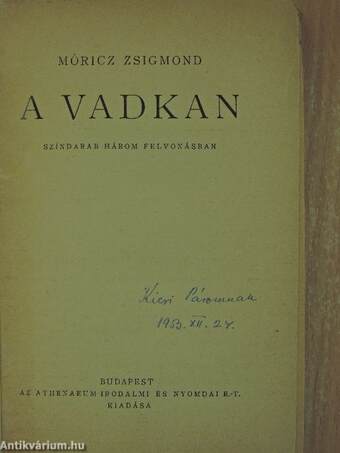 A vadkan