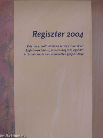 Regiszter 2004