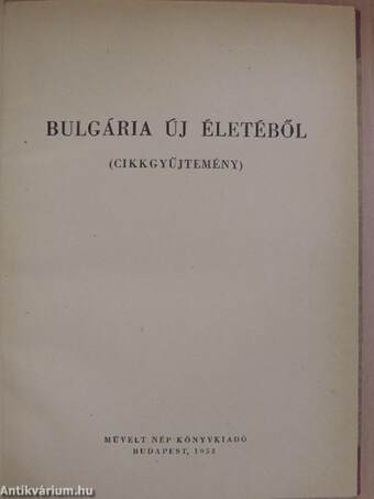 Bulgária új életéből