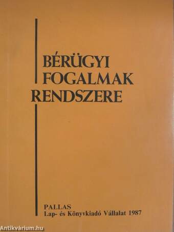 Bérügyi fogalmak rendszere