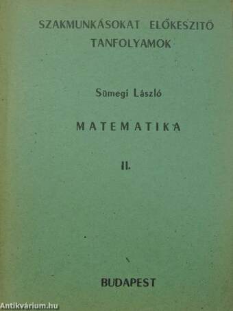 Matematika II.