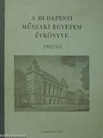 A Budapesti Műszaki Egyetem Évkönyve 1962/63
