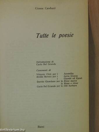 Tutte le poesie