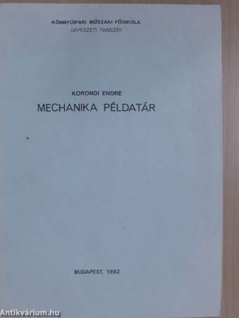 Mechanika példatár