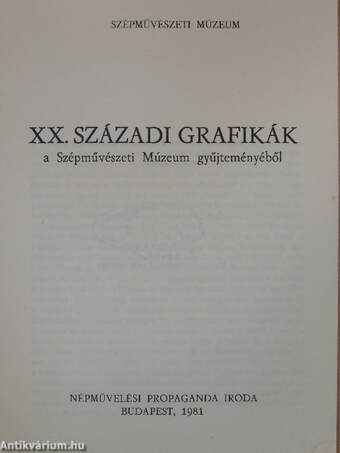 XX. századi grafikák