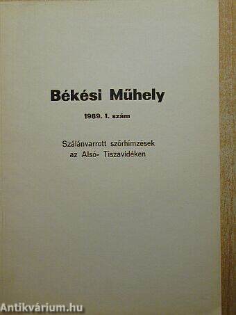 Békési Műhely 1989/1.