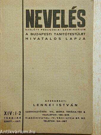 Nevelés 1943-44. szeptember-október