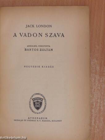 A vadon szava