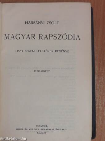 Magyar rapszódia I-IV.