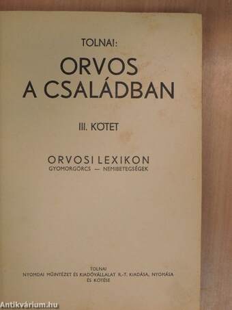 Orvos a családban III.