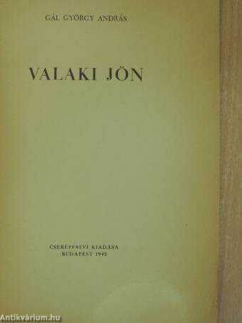 Valaki jön