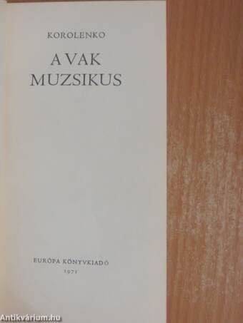 A vak muzsikus