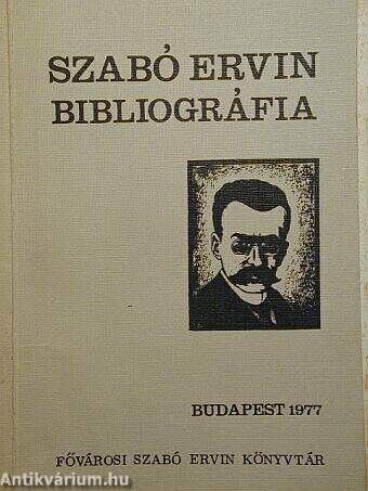 Szabó Ervin bibliográfia