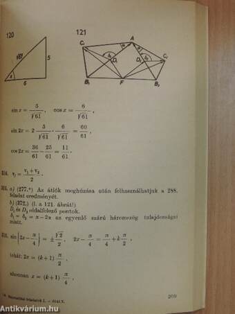 Matematikai feladatok I. (töredék)