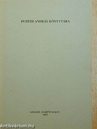 Dudith András Könyvtára