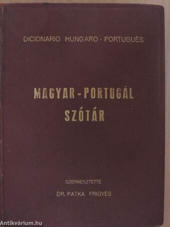 Portugál-magyar és magyar-portugál szótár II.