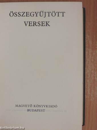 Összegyűjtött versek