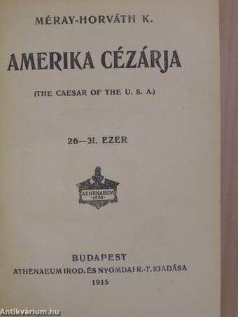 Amerika cézárja