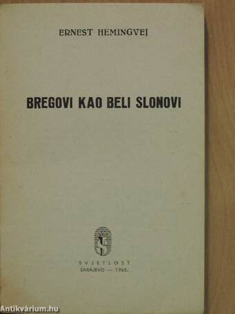 Bregovi kao beli slonovi