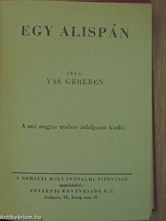 Egy alispán