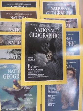 National Geographic 1985. (nem teljes évfolyam)