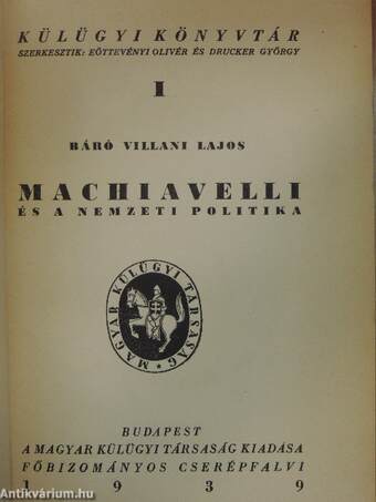 Machiavelli és a nemzeti politika