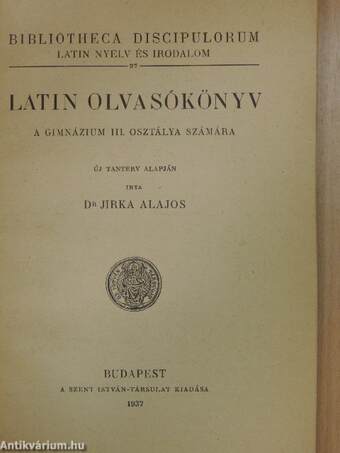 Latin olvasókönyv