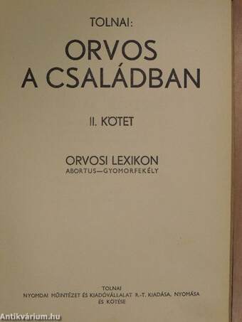 Orvos a családban II.