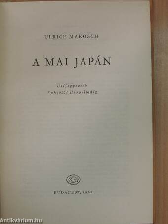 A mai Japán