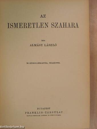 Az ismeretlen Szahara