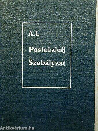 Postaüzleti Szabályzat