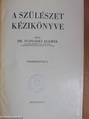 A szülészet kézikönyve