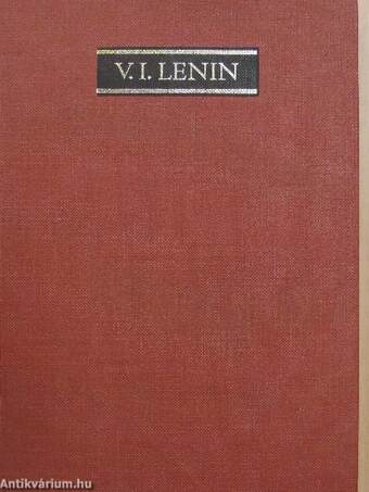 V. I. Lenin összes művei 33.