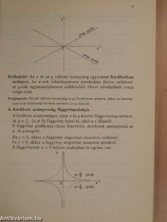 Érettségi tételek, bizonyítások és definíciók matematikából