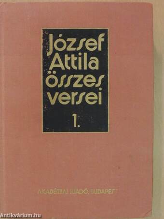 József Attila összes versei 1-2.