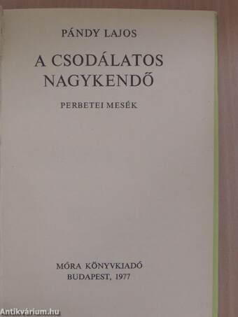 A csodálatos nagykendő