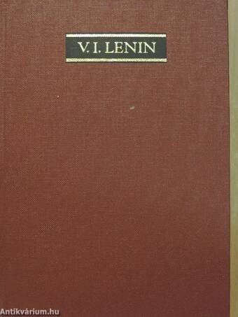 V. I. Lenin összes művei 38.