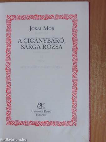 A cigánybáró/Sárga rózsa