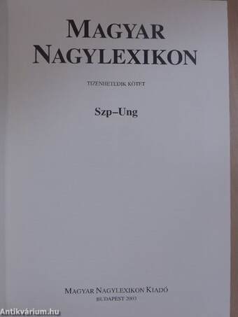 Magyar Nagylexikon 17. (töredék)