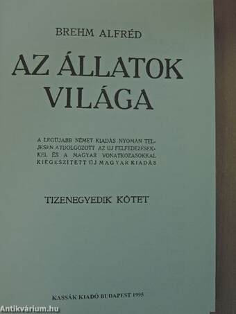 Brehm - Az állatok világa 11.