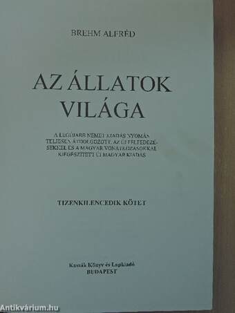 Brehm - Az állatok világa 19.