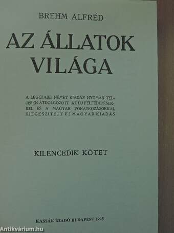 Brehm - Az állatok világa 9.