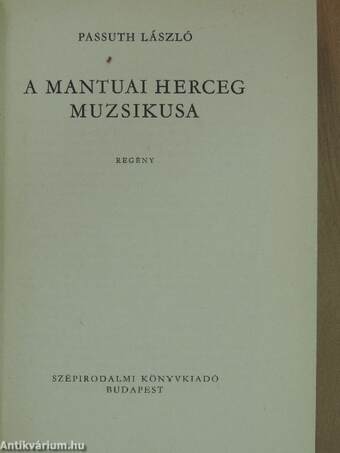 A mantuai herceg muzsikusa